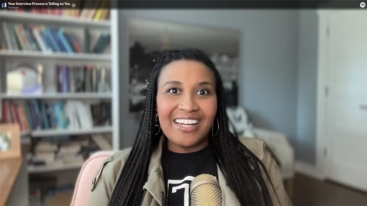 Screenshot from The Reset Podcast Episode 4